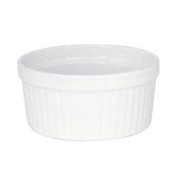 Moule à soufflé n.1  12 cm en porcelaine  blanc