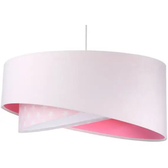 Suspension Tissu Rose 50x50x105 cm