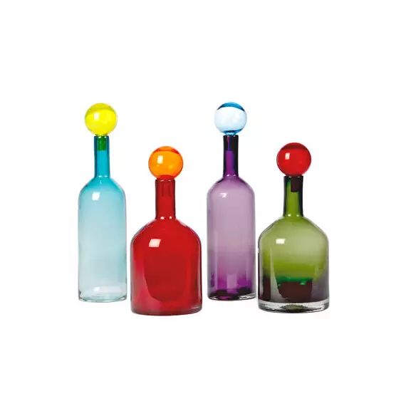 Carafe Bubbles en Verre, Verre teinté dans la masse – Couleur Multicolore – 45.79 x 45.79 x 33 cm – Designer  Studio