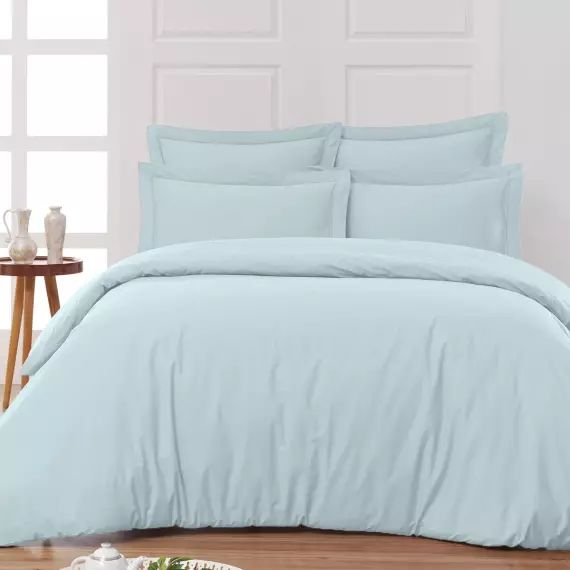 Housse de couette en percale coton  nuage 240×220 cm