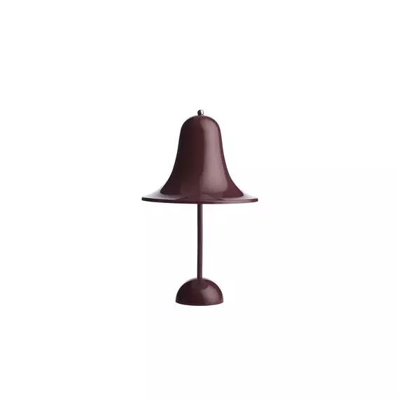 Lampe sans fil rechargeable Pantop en Plastique, Polycarbonate peint – Couleur Rouge – 200 x 27.85 x 30 cm – Designer Verner Panton