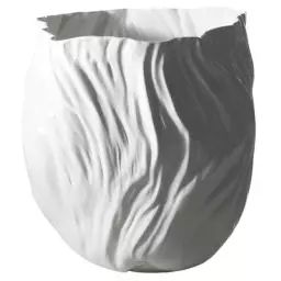 Vase en Céramique, Porcelaine Bone China – Couleur Blanc – 37.8 x 37.8 x 30 cm – Designer Xie Dong