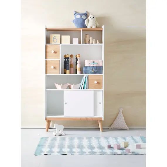 Etagère-bibliothèque LIGNE CONFETTI blanc