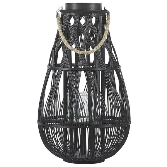 Lanterne noire 56 cm