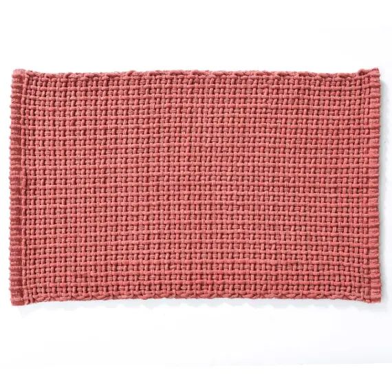 Tapis de bain rose 50×80 en polyester