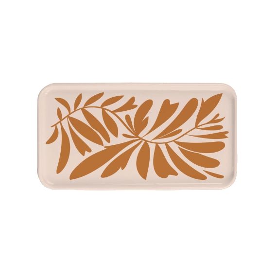 Petit plateau en bois rectangulaire  28×14 cm