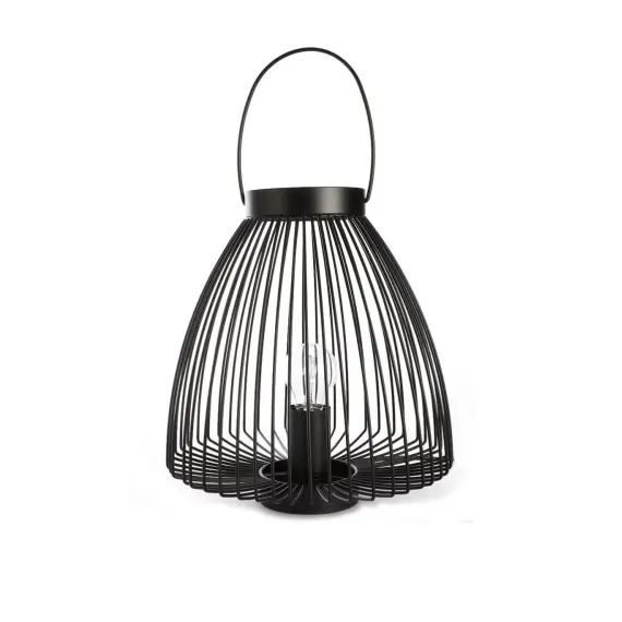 Lampe en métal noir h.31 cm