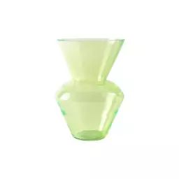 Vase Neck en Verre – Couleur Vert – 37.8 x 37.8 x 35 cm