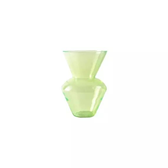 Vase Neck en Verre – Couleur Vert – 37.8 x 37.8 x 35 cm