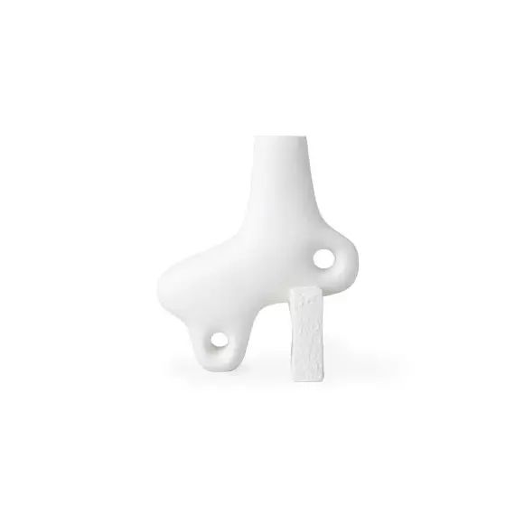Vase Paradox en Céramique, Porcelaine – Couleur Blanc – 32.08 x 32.08 x 35 cm – Designer
