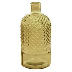 Vase en verre recyclé Miel 28 cm