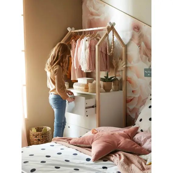 Commode penderie LIGNE COCONUT blanc