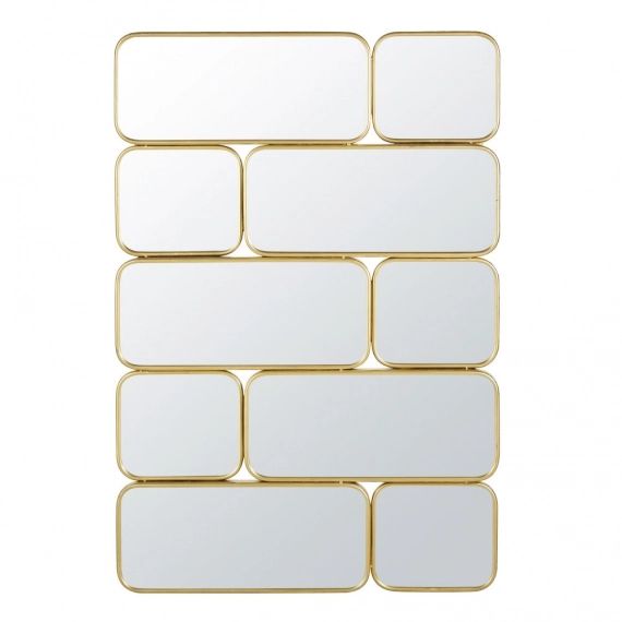 Miroirs en métal doré 123×84