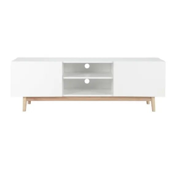 Meuble TV vintage blanc Artic