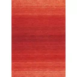 Tapis design et moderne en laine rouge 235×330