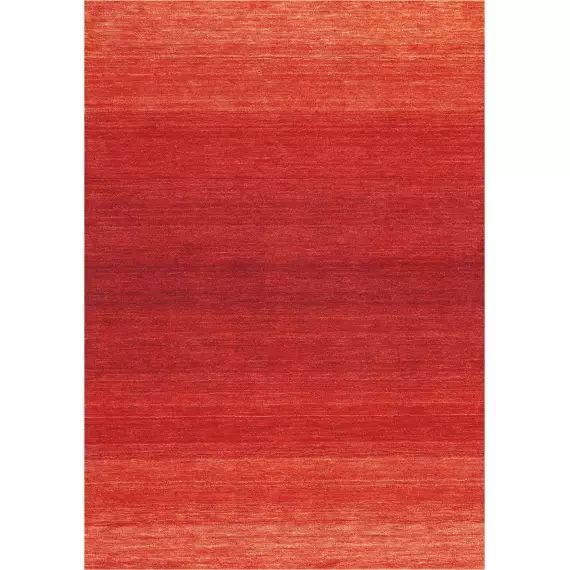 Tapis design et moderne en laine rouge 235×330
