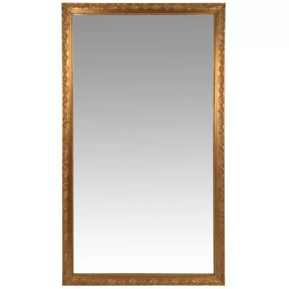 Miroir sculpté doré 120×210