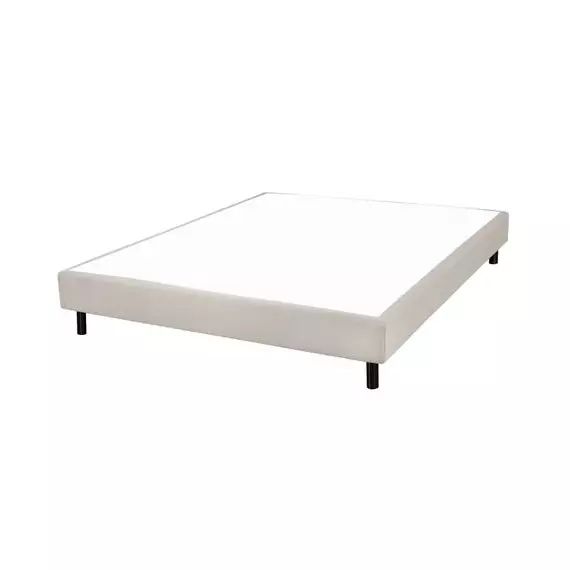 Sommier en kit 160×200 cm EBAC NEWKIT tissu lin