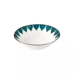 Assiette creuse Daria en Céramique, Céramique émaillée – Couleur Bleu – 20.8 x 20.8 x 20.8 cm – Designer Sarah Lavoine
