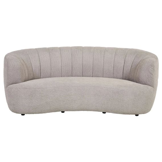 Canapé droit fixe 2 places LUA coloris beige