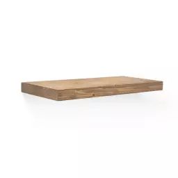 Table de chevet en bois couleur chêne foncé