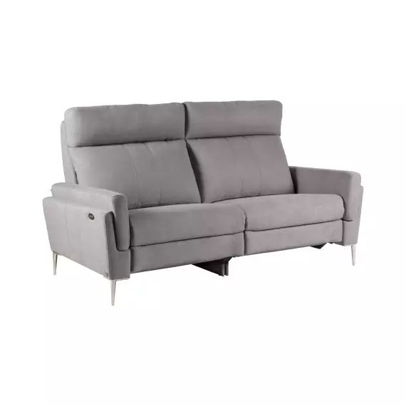 Canapé de relaxation éléctrique tissu Boston