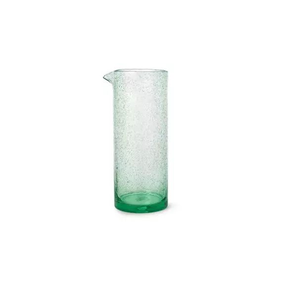 Carafe Oli en Verre, Verre recyclé soufflé bouche – Couleur Vert – 19.31 x 19.31 x 22.5 cm
