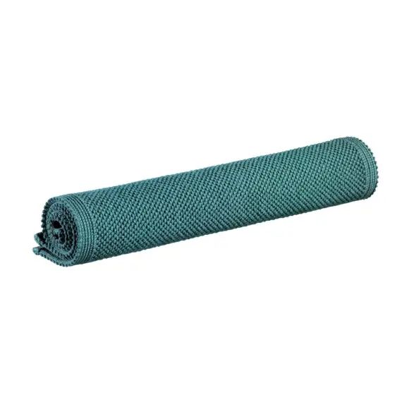Tapis de bain uni en 100% coton vert 54×64
