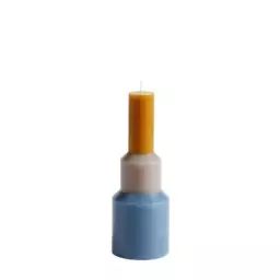 Bougie Pillar en Cire – Couleur Multicolore – 18.76 x 18.76 x 25 cm – Designer Lex Pott