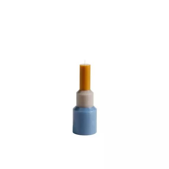 Bougie Pillar en Cire – Couleur Multicolore – 18.76 x 18.76 x 25 cm – Designer Lex Pott