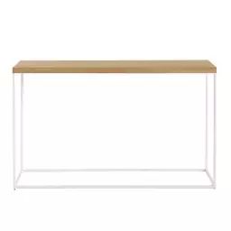 Table console blanche