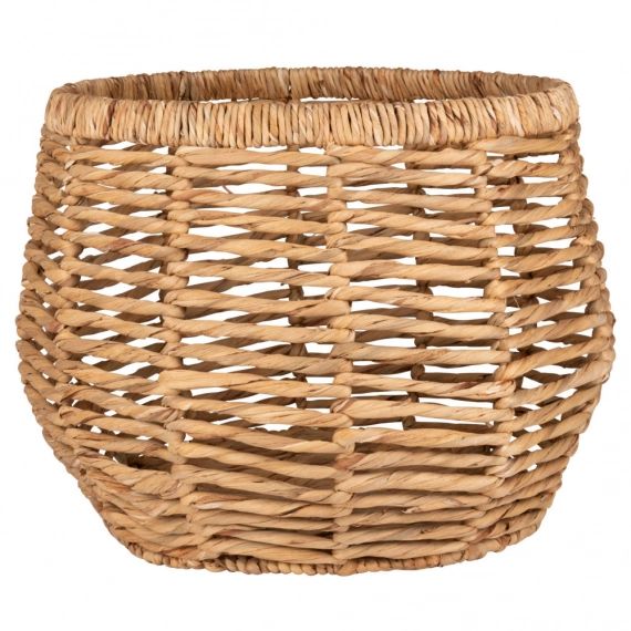 Panier boule en fibre végétale