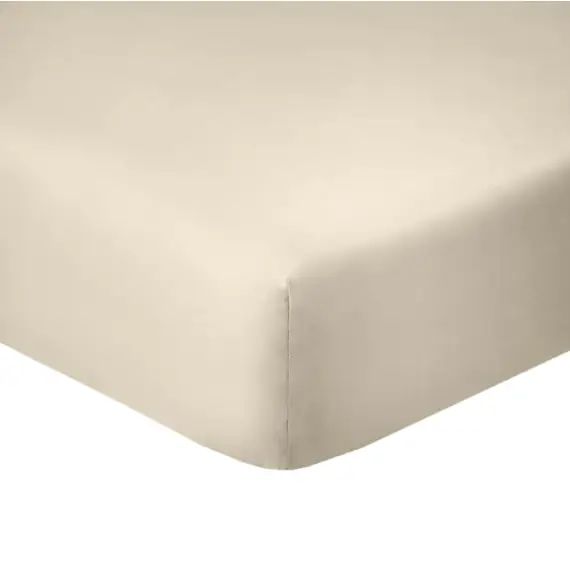 Drap Housse coton beige 160×200 cm