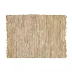 Tapis en jute et coton recyclé 160×230