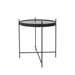 Table basse design ronde Small noir