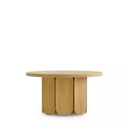 Soft – Table basse ronde en bois massif ø78cm – Couleur – Bois clair