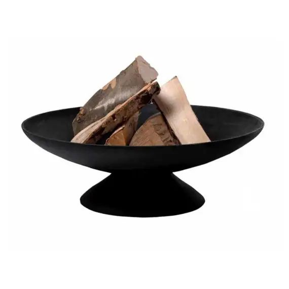 Foyer brasero rond pour bûches en fonte diamètre 59 cm