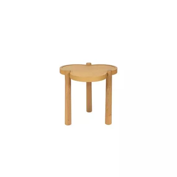 Table d’appoint Agapé en Bois, Chêne massif – Couleur Bois naturel – 60 x 60 x 50 cm – Designer Sarah Lavoine