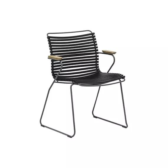 Fauteuil Click en Plastique, Métal – Couleur Noir – 55 x 84.9 x 82 cm – Designer Henrik  Pedersen