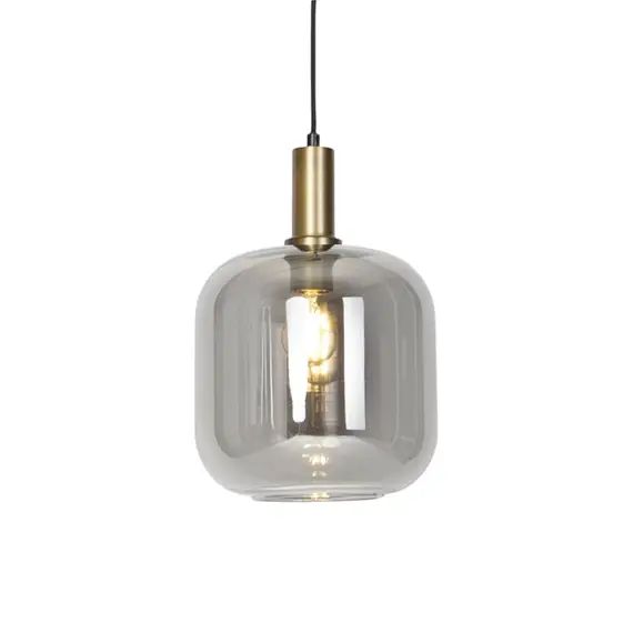 Suspension en verre gris