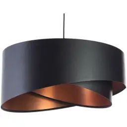 Suspension Tissu Noir 50x50x23 cm