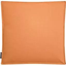 Housse de coussin box » pour assise orange uni –  40x40x5 cm »