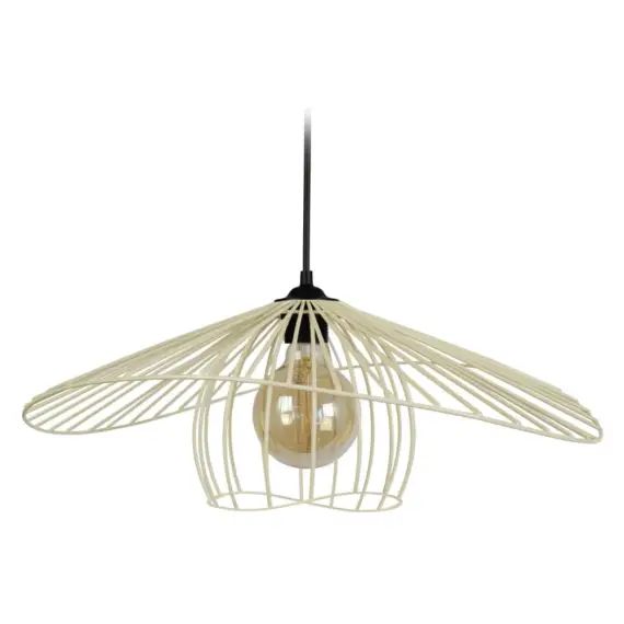 Suspension métal crème