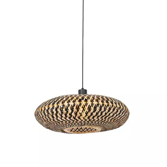 Suspension en bamboo noir