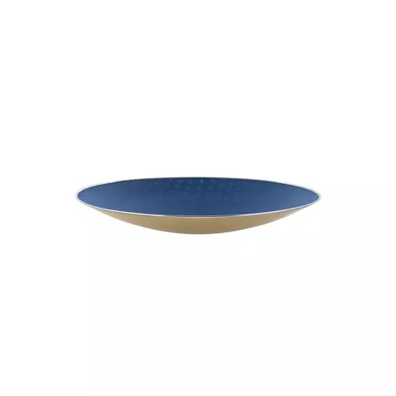 Centre de table  100 Values Collection en Métal, Fil d’acier – Couleur Bleu – 34.76 x 34.76 x 34.76 cm – Designer Susan  Cohn