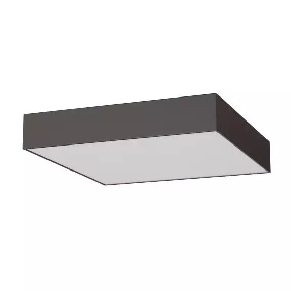 Plafonnier d’extérieur carré gris anthracite 20 cm.