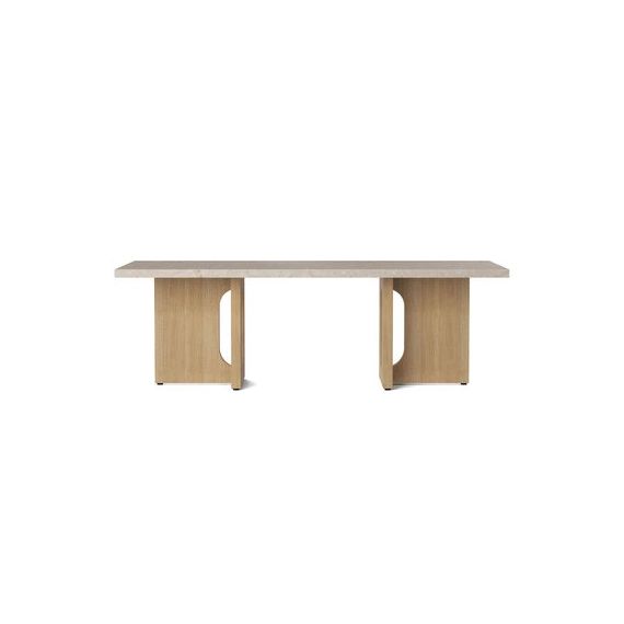 Table basse Androgyne en Bois, MDF plaqué chêne – Couleur Beige – 66.49 x 66.49 x 37.8 cm – Designer Danielle Siggerud