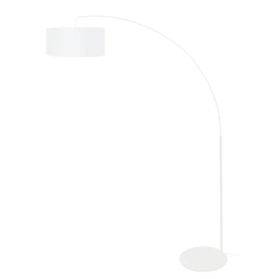 Lampadaire métal  blanc