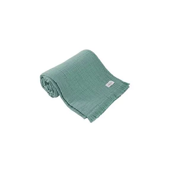 Plaid Gaze de coton, Brehat TOISON D&rsquo;OR