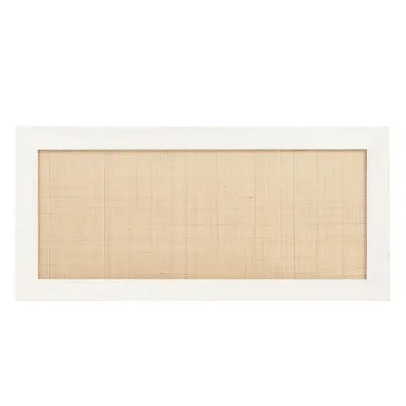 Tête de lit en bois d&rsquo;épicéa de couleur blanc pour lit 160 cm
